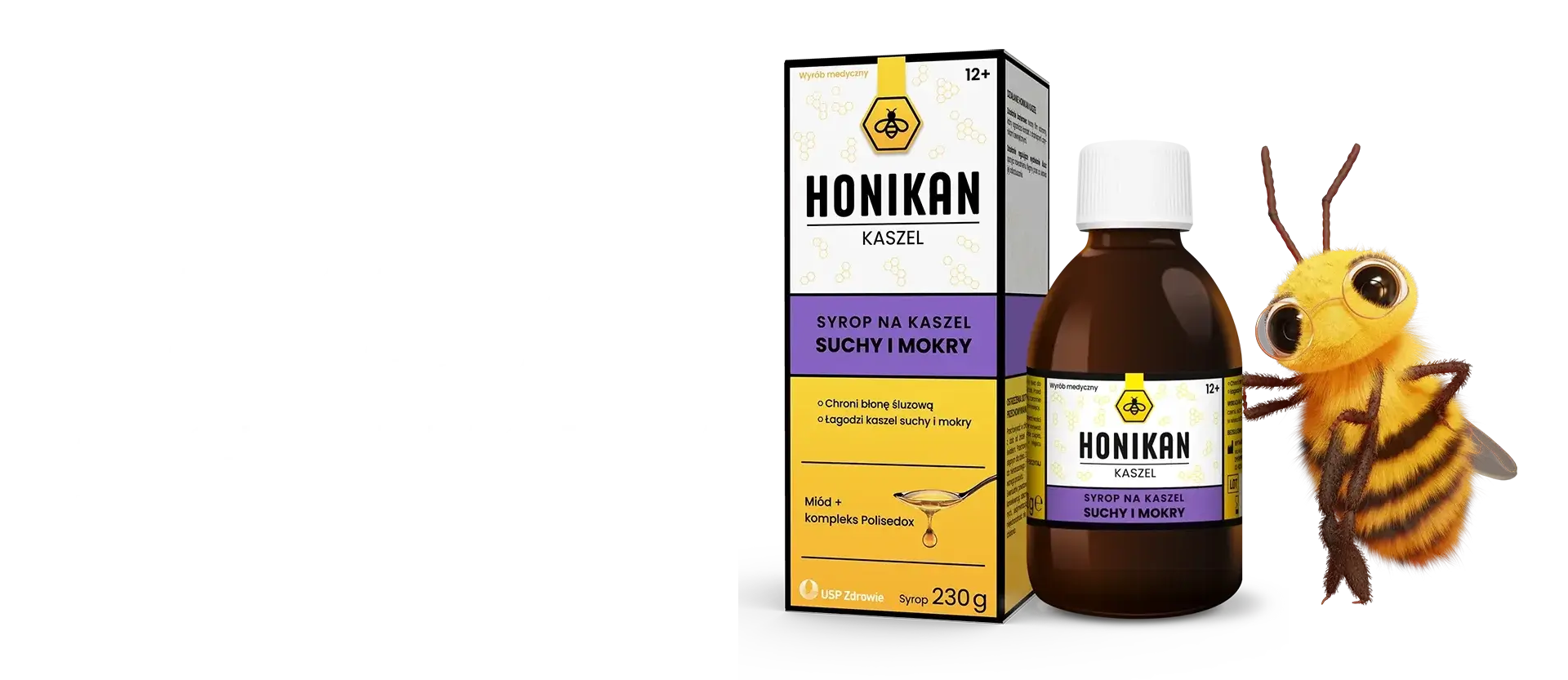 Honikan - złoty środek na kaszel suchy i mokry