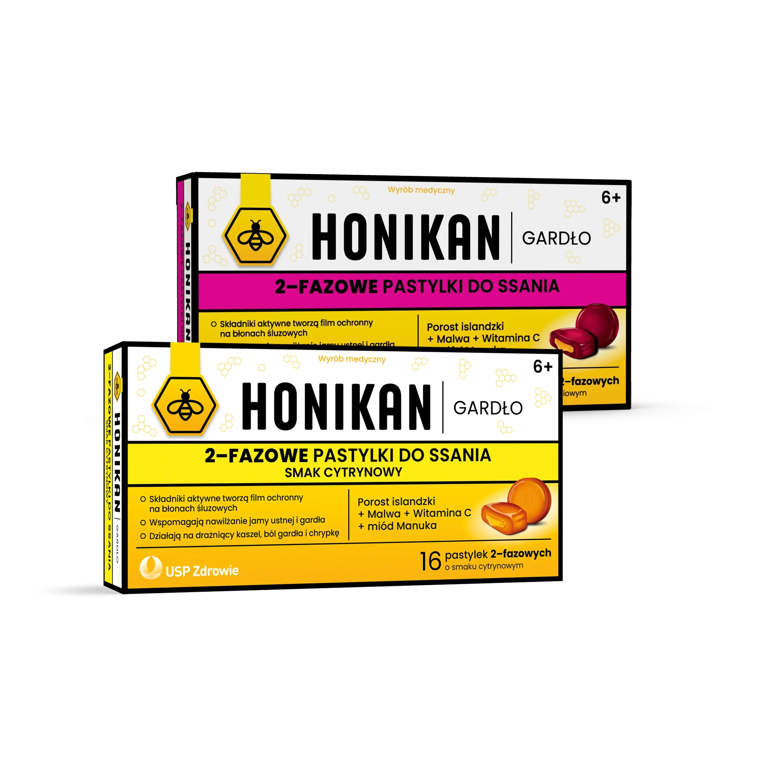 HONIKAN GARDŁO 2-FAZOWE PASTYLKI DO SSANIA